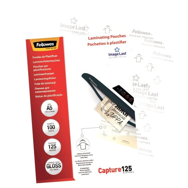 FOLIE A5 125 MICRONI 100/TOP FELLOWES – poza 3