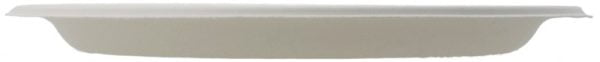 Farfurii biodegradabile din trestie de zahar rotunde,albe d261mm 50 buc/set – poza 2