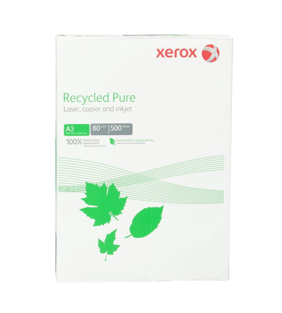 HARTIE COPIATOR A3 RECYCLED PURE 80G 500/TOP XEROX – poza 1