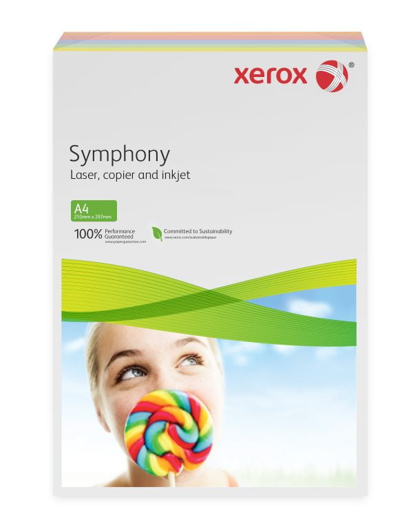 HARTIE COPIATOR A4 ASORTATA PAL 80G 5*50/TOP XEROX – poza 1