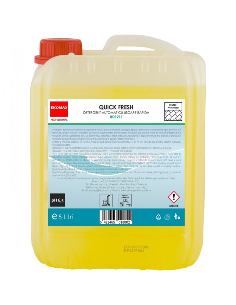 Detergent automat EKOMAX Quick Fresh 5L – poza 1
