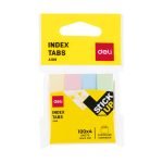 INDEX ADEZIV HARTIE 12*50MM 4 CULORI 100 FILE DELI – poza 1