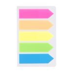 INDEX ADEZIV PLASTIC SAGEATA 12*43MM 5 CULORI 20 FILE DELI – poza 2