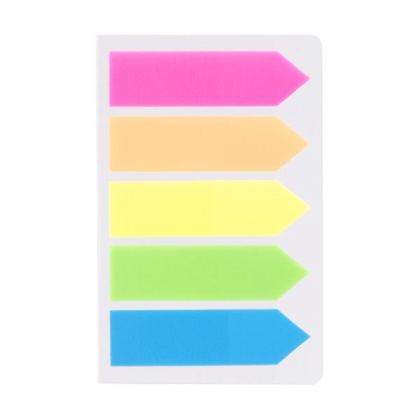 INDEX ADEZIV PLASTIC SAGEATA 12*43MM 5 CULORI 20 FILE DELI – poza 2