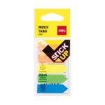 INDEX ADEZIV PLASTIC SAGEATA 12*43MM 5 CULORI 20 FILE DELI – poza 1