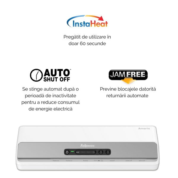 LAMINATOR A3 AMARIS LX 6 ROLE FELLOWES – poza 4