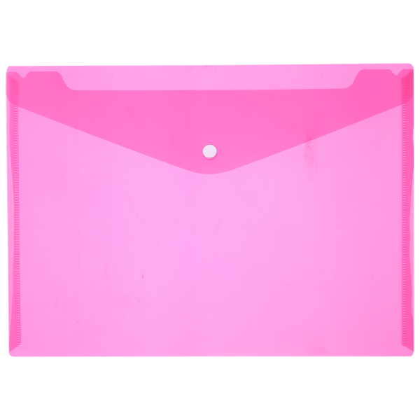 MAPA PLASTIC CU BUTON A4 ROZ DELI – poza 1