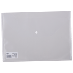 MAPA PLASTIC CU BUTON A4 TRANSPARENTA DELI – poza 2