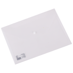 MAPA PLASTIC CU BUTON A4 TRANSPARENTA DELI – poza 1