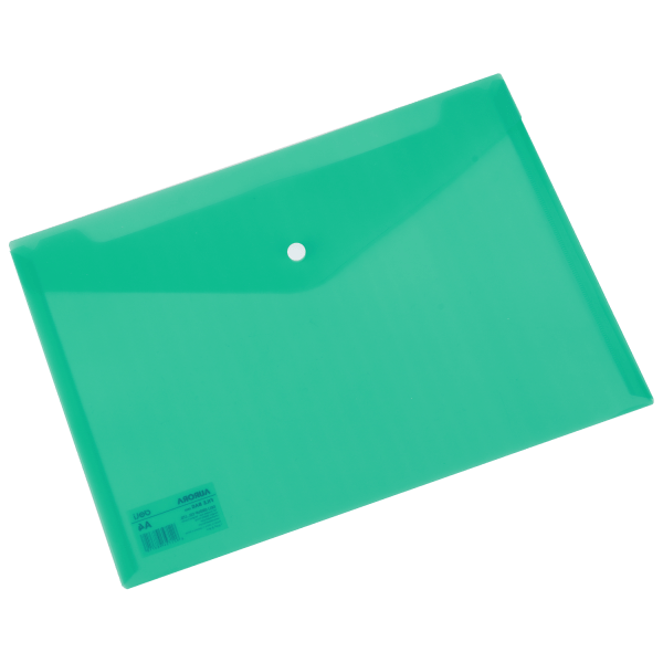 MAPA PLASTIC CU BUTON A4 VERDE DELI – poza 2