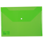 MAPA PLASTIC CU BUTON A4 VERDE DELI – poza 2