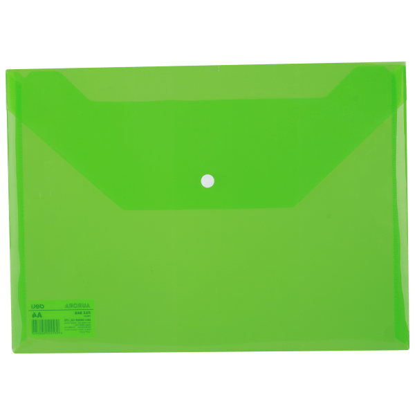 MAPA PLASTIC CU BUTON A4 VERDE DELI – poza 2