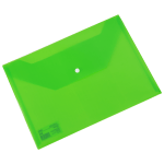 MAPA PLASTIC CU BUTON A4 VERDE DELI – poza 1