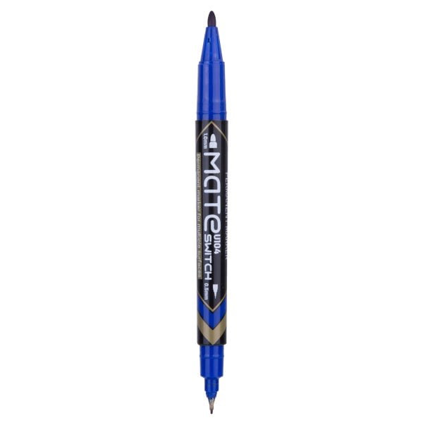 MARKER CD 2 CAPETE 0.5/1MM ALBASTRU DELI – poza 2