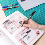MARKER CD 2 CAPETE 0.5/1MM ALBASTRU DELI – poza 3