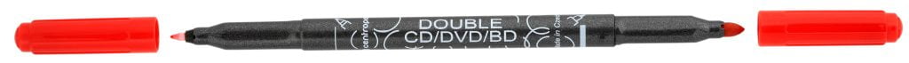 MARKER CD 2 CAPETE ROSU 0.6/2.5MM 3616 CENTROPEN – poza 1