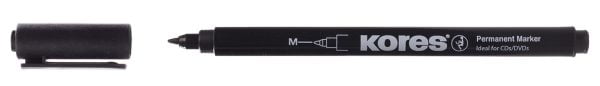 MARKER CD NEGRU 1.0MM KORES – poza 1