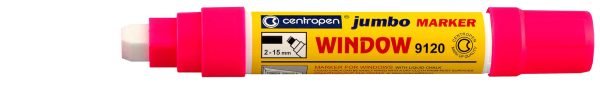 MARKER CRETA LICHIDA ROZ JUMBO 2-15MM 9120 CENTROPEN – poza 1