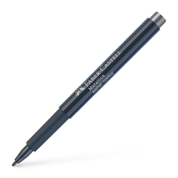 MARKER METALLICS GRI ASFALT FABER-CASTELL – poza 4