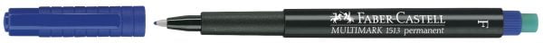 MARKER PERMANENT ALBASTRU F MULTIMARK FABER-CASTELL – poza 1