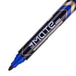 MARKER PERMANENT ALBASTRU VARF ROTUND 1.5MM MATE DELI – poza 1