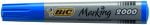MARKER PERMANENT ALBASTRU VARF ROTUND 2000 BIC – poza 2