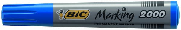 MARKER PERMANENT ALBASTRU VARF ROTUND 2000 BIC – poza 2