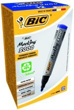 MARKER PERMANENT ALBASTRU VARF ROTUND 2000 BIC – poza 3