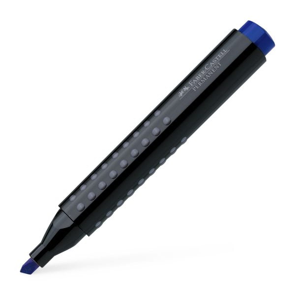 MARKER PERMANENT ALBASTRU VARF TESIT GRIP 1505 FABER-CASTELL – poza 2