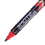 MARKER PERMANENT ROSU VARF ROTUND 1.5MM MATE DELI – poza 1