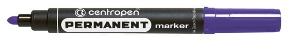 MARKER PERMANENT VIOLET VARF ROTUND 2.5MM 8566 CENTROPEN – poza 1