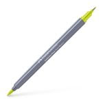 MARKER SOLUBIL 2 CAPETE GOLDFABER GALBEN LIME 206 FABER-CASTELL – poza 2