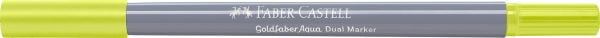 MARKER SOLUBIL 2 CAPETE GOLDFABER GALBEN LIME 206 FABER-CASTELL – poza 3