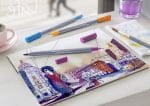 MARKER SOLUBIL 2 CAPETE GOLDFABER GALBEN LIME 206 FABER-CASTELL – poza 5