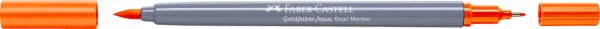 MARKER SOLUBIL 2 CAPETE PORTOCALIU GLAZURAT 113 FABER-CASTELL – poza 1