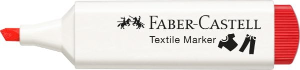 MARKER TEXTIL ROSU FABER-CASTELL – poza 2