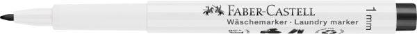 MARKER TEXTIL SLIM VARF ROTUND NEGRU FABER-CASTELL – poza 2