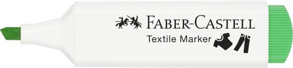 MARKER TEXTIL VERDE NEON FABER-CASTELL – poza 1