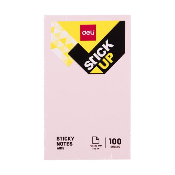 NOTES ADEZIV 76*126MM DIV. CULORI PASTEL DELI – poza 4