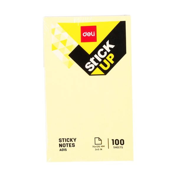 NOTES ADEZIV 76*126MM DIV. CULORI PASTEL DELI – poza 1