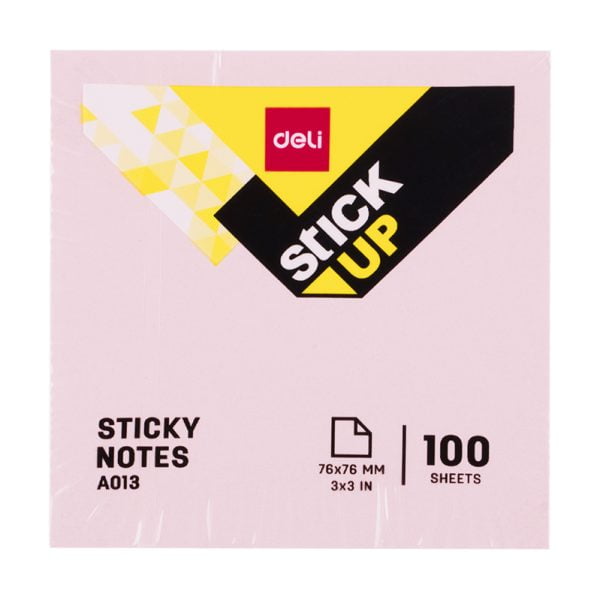 NOTES ADEZIV 76*76MM DIV. CULORI PASTEL DELI – poza 4