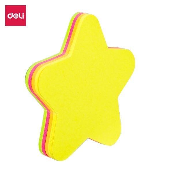 NOTES ADEZIV DIV FORME 76*76MM 4*20 FILE NEON DELI – poza 2