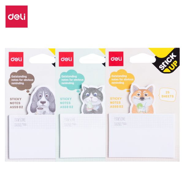 NOTES ADEZIV PISICI/CATEI 75*84MM 25 FILE DELI – poza 1