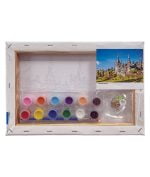 PANZA PREDESENATA PE SASIU 20*30CM CASTEL SF ART PIGNA – poza 2