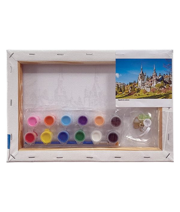 PANZA PREDESENATA PE SASIU 20*30CM CASTEL SF ART PIGNA – poza 2