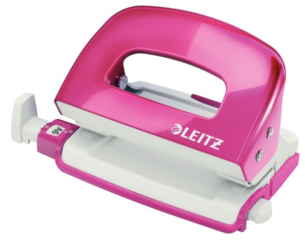 PERFORATOR 10 COLI MODEL MINI 5060 ROZ METALIZAT LEITZ – poza 1