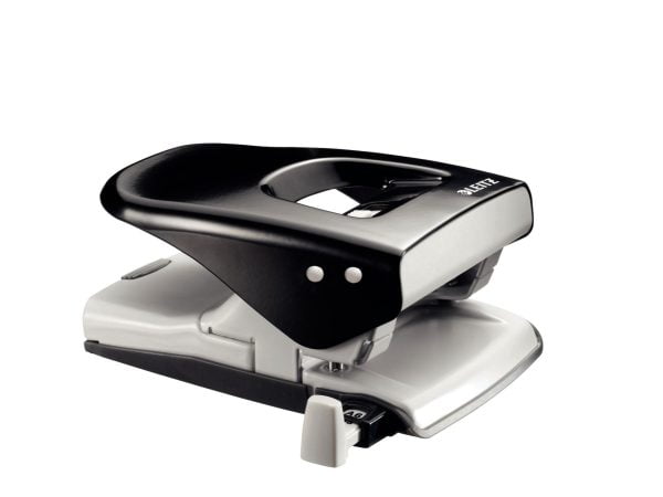 PERFORATOR 40 COLI MODEL 5138 METALIC NEGRU LEITZ – poza 2