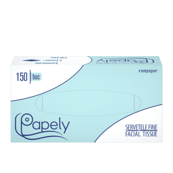 Servetele la cutie Papely 150buc 2str. – poza 3