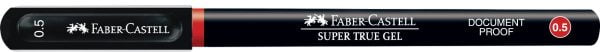 PIX CU GEL 0.5MM SUPER TRUE GEL ROSU FABER-CASTELL – poza 2