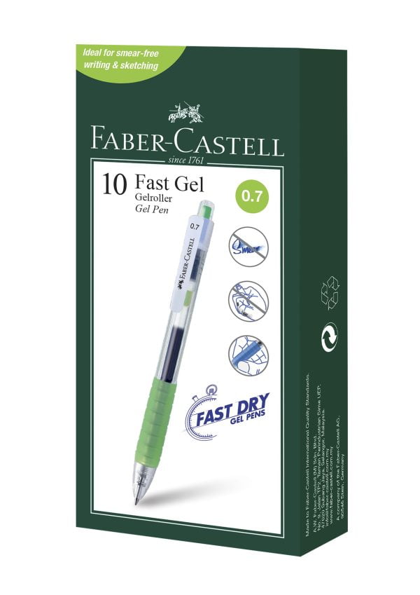 PIX CU GEL 0.7MM FAST GEL VERNIL FABER-CASTELL – poza 2